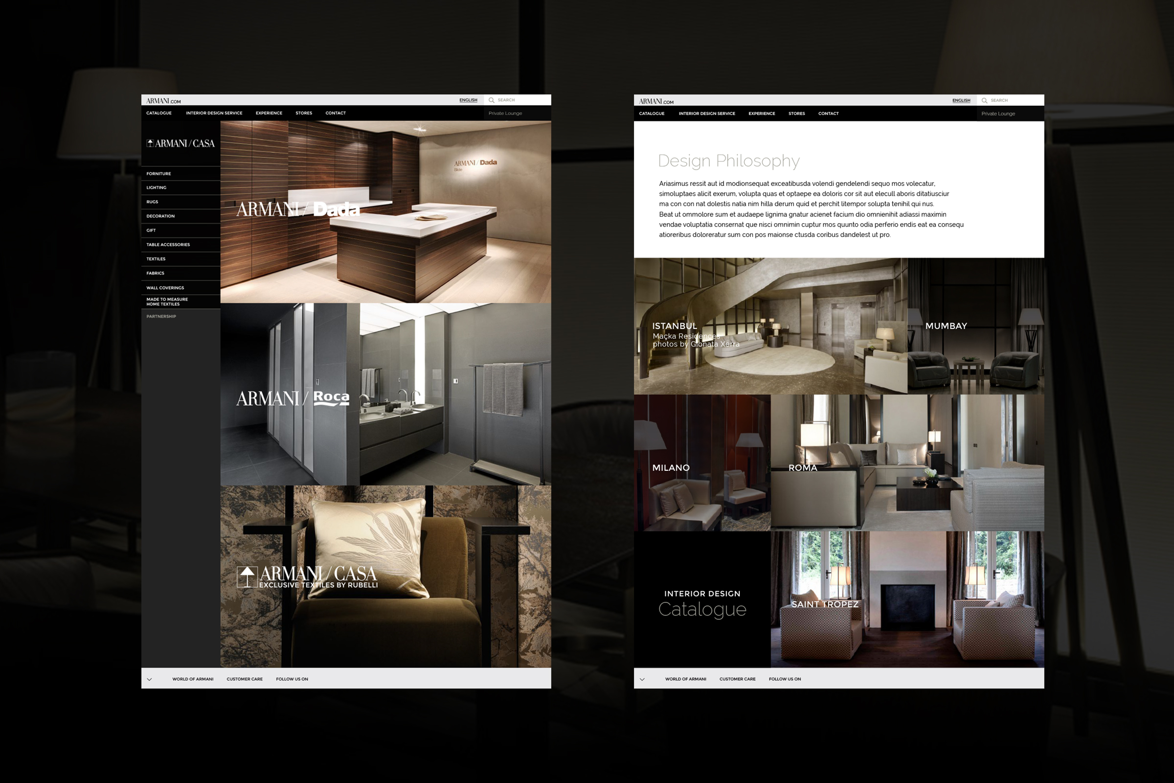Armani Site Web 002